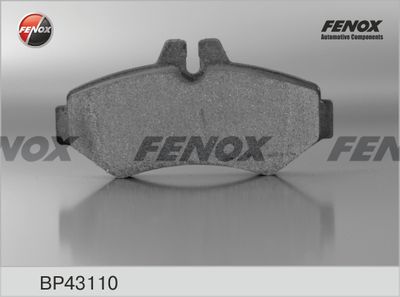 BP43110 FENOX Комплект тормозных колодок, дисковый тормоз