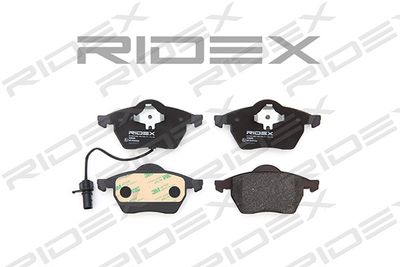402B0205 RIDEX Комплект тормозных колодок, дисковый тормоз
