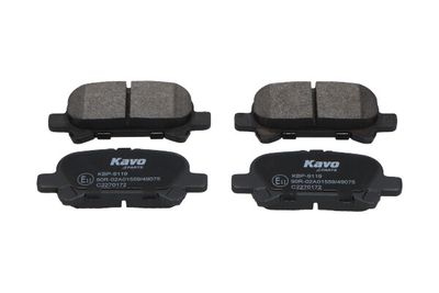 KBP9119 KAVO PARTS Комплект тормозных колодок, дисковый тормоз