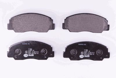 8DB355009781 HELLA Комплект тормозных колодок, дисковый тормоз