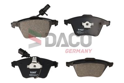 324782 DACO Germany Комплект тормозных колодок, дисковый тормоз