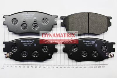 DBP1707 DYNAMATRIX Комплект тормозных колодок, дисковый тормоз