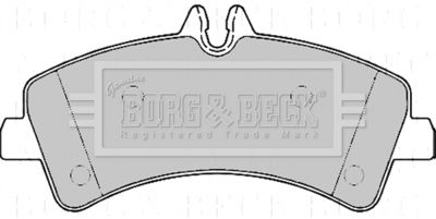 BBP2170 BORG & BECK Комплект тормозных колодок, дисковый тормоз