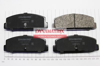 DBP372 DYNAMATRIX Комплект тормозных колодок, дисковый тормоз