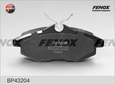 BP43204 FENOX Комплект тормозных колодок, дисковый тормоз