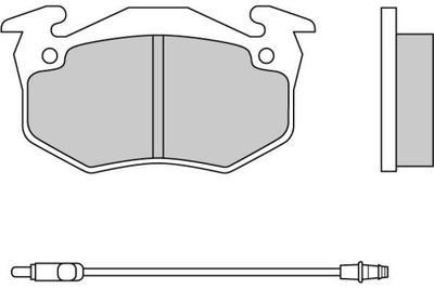 120229 E.T.F. Комплект тормозных колодок, дисковый тормоз