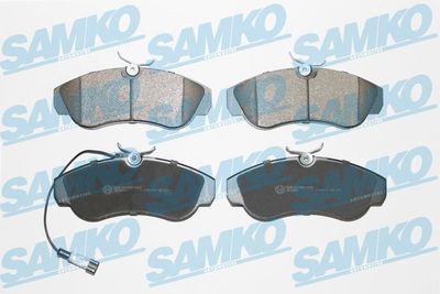 5SP965 SAMKO Комплект тормозных колодок, дисковый тормоз