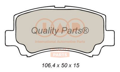 70416096 IAP QUALITY PARTS Комплект тормозных колодок, дисковый тормоз