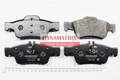 DBP1526 DYNAMATRIX Комплект тормозных колодок, дисковый тормоз