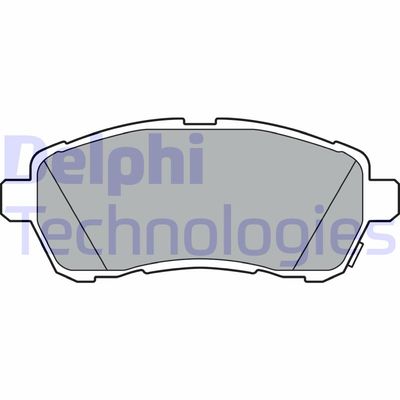 LP3364 DELPHI Комплект тормозных колодок, дисковый тормоз
