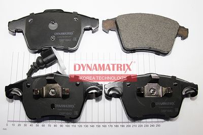 DBP1642 DYNAMATRIX Комплект тормозных колодок, дисковый тормоз