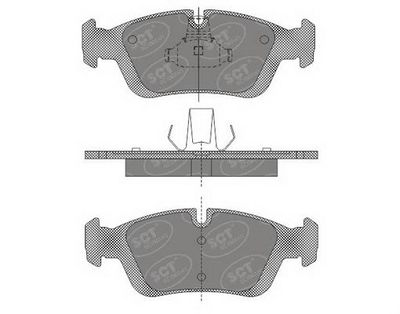 SP610PR SCT - MANNOL Комплект тормозных колодок, дисковый тормоз