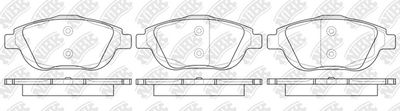 PN0706 NiBK Комплект тормозных колодок, дисковый тормоз