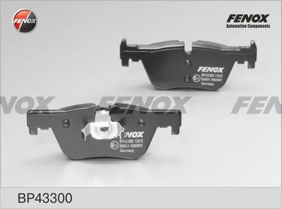 BP43300 FENOX Комплект тормозных колодок, дисковый тормоз