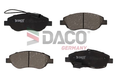 320914 DACO Germany Комплект тормозных колодок, дисковый тормоз