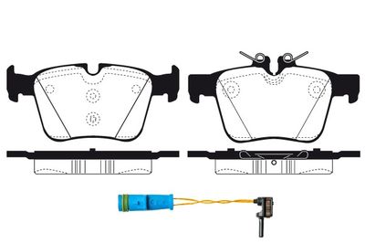 RA10831 RAICAM Комплект тормозных колодок, дисковый тормоз