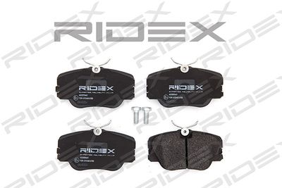 402B0441 RIDEX Комплект тормозных колодок, дисковый тормоз