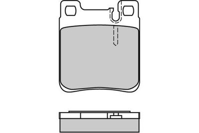 120653 E.T.F. Комплект тормозных колодок, дисковый тормоз
