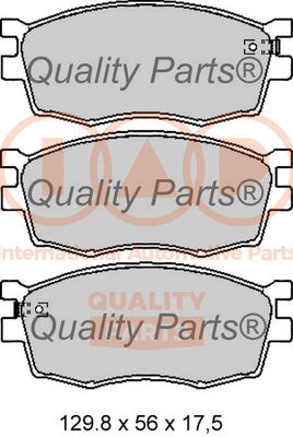 70421072 IAP QUALITY PARTS Комплект тормозных колодок, дисковый тормоз