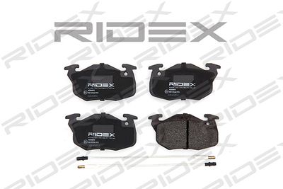 402B0073 RIDEX Комплект тормозных колодок, дисковый тормоз