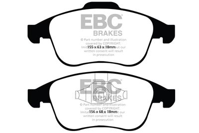 DP21993 EBC Brakes Комплект тормозных колодок, дисковый тормоз