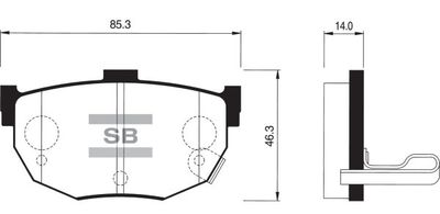 FBP1062 FI.BA Комплект тормозных колодок, дисковый тормоз
