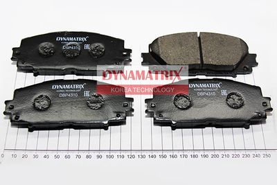 DBP4310 DYNAMATRIX Комплект тормозных колодок, дисковый тормоз