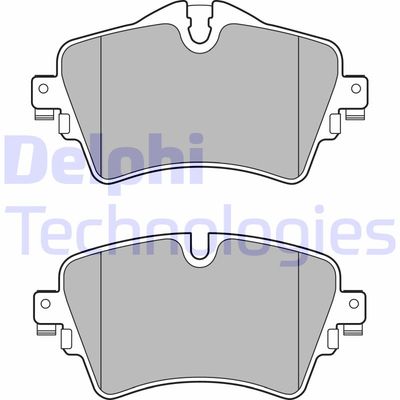 LP2717 DELPHI Комплект тормозных колодок, дисковый тормоз