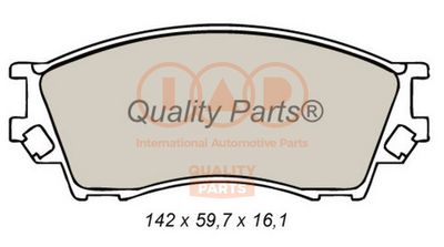 70411070 IAP QUALITY PARTS Комплект тормозных колодок, дисковый тормоз