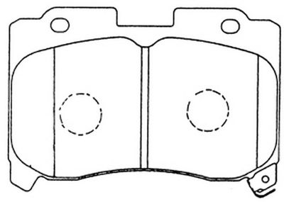 FP0629 FIT Комплект тормозных колодок, дисковый тормоз