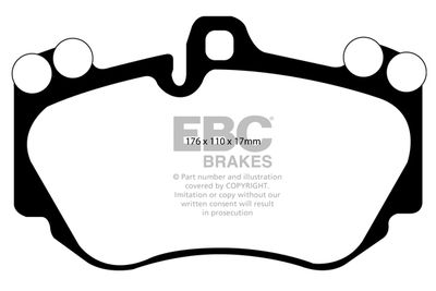 DP31905C EBC Brakes Комплект тормозных колодок, дисковый тормоз