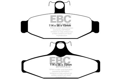 DP41165R EBC Brakes Комплект тормозных колодок, дисковый тормоз