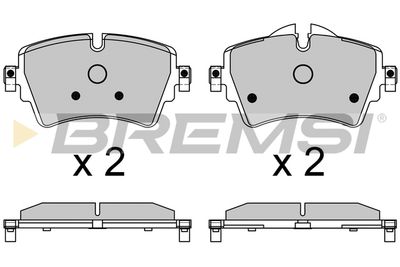 BP3639 BREMSI Комплект тормозных колодок, дисковый тормоз