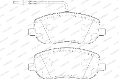 WBP20261A WAGNER Комплект тормозных колодок, дисковый тормоз