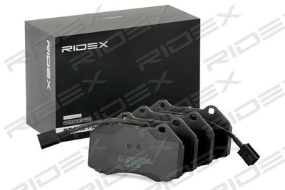 402B1371 RIDEX Комплект тормозных колодок, дисковый тормоз
