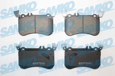 5SP2100 SAMKO Комплект тормозных колодок, дисковый тормоз