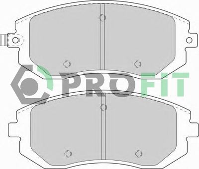 50001639 PROFIT Комплект тормозных колодок, дисковый тормоз
