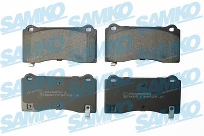5SP2268 SAMKO Комплект тормозных колодок, дисковый тормоз