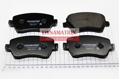 DBP1617 DYNAMATRIX Комплект тормозных колодок, дисковый тормоз