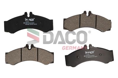 323332 DACO Germany Комплект тормозных колодок, дисковый тормоз