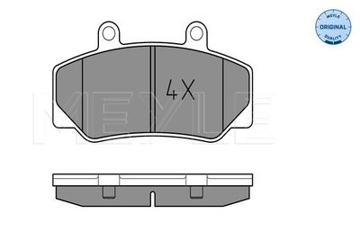 0252123316 MEYLE Комплект тормозных колодок, дисковый тормоз