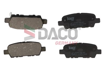 322605 DACO Germany Комплект тормозных колодок, дисковый тормоз