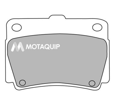 LVXL630 MOTAQUIP Комплект тормозных колодок, дисковый тормоз