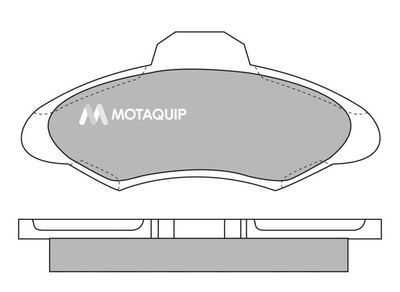 LVXL563 MOTAQUIP Комплект тормозных колодок, дисковый тормоз