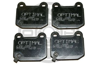 12265 OPTIMAL Комплект тормозных колодок, дисковый тормоз