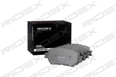 402B0857 RIDEX Комплект тормозных колодок, дисковый тормоз