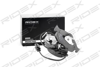 402B0333 RIDEX Комплект тормозных колодок, дисковый тормоз