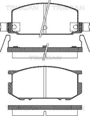 811068059 TRISCAN Комплект тормозных колодок, дисковый тормоз