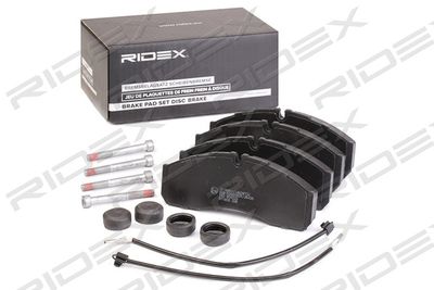402B1015 RIDEX Комплект тормозных колодок, дисковый тормоз