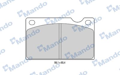 MBF015901 MANDO Комплект тормозных колодок, дисковый тормоз